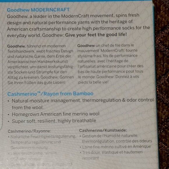 Goodhew / Sockwell Cashmerino Enwraptured over calf socks in Ochre - Picture 3 of 9